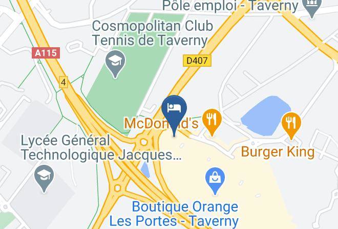 Val D Oise - Hotel Restaurant Campanile Taverny Maps