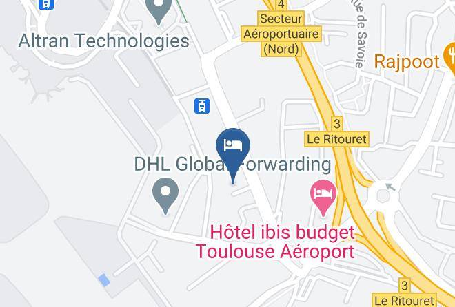 Haute Garonne - Hotel Restaurant Campanile Toulouse Aeroport Maps