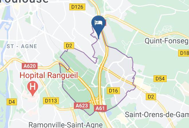 Haute Garonne - Hotel Restaurant Campanile Toulouse Sud Balma Cite De L'espace Maps