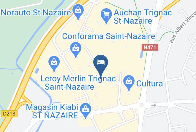 Hotel Restaurant Campanile Trignac Map