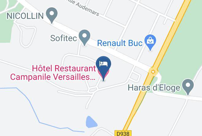 Yvelines - Hotel Restaurant Campanile Versailles Buc Maps