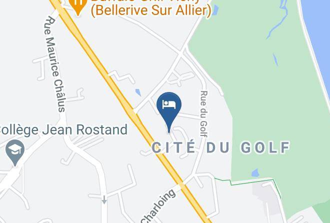 Allier - Hotel Restaurant Campanile Vichy Bellerive Sur Allier Maps