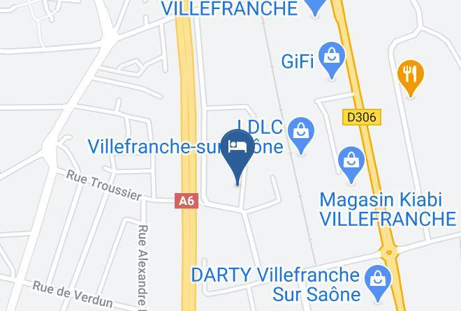 Rhone - Hotel Restaurant Campanile Villefranche Sur Saone Maps