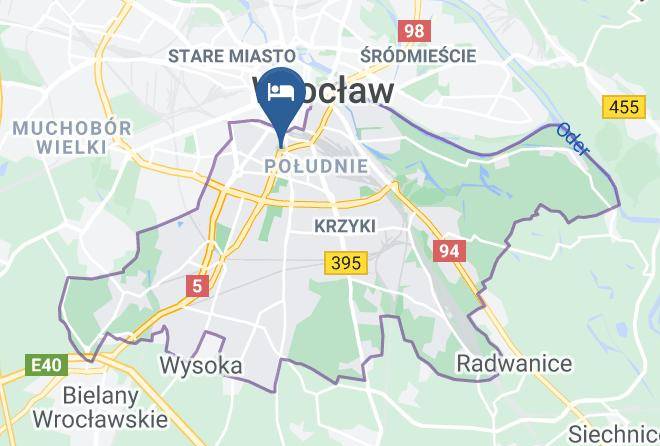 Wroclaw - Hotel Restaurant Campanile Wroclaw Centrum Maps