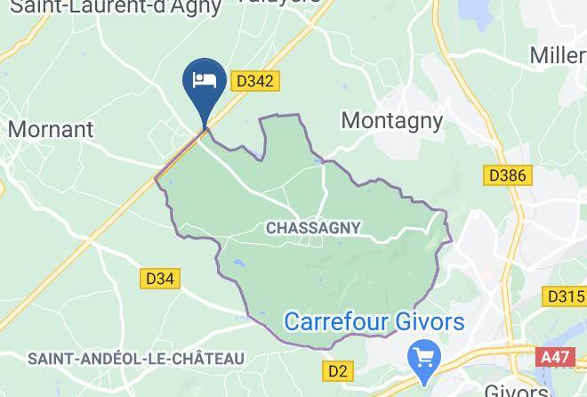 Rhone - Hotel Restaurant Caribou Maps