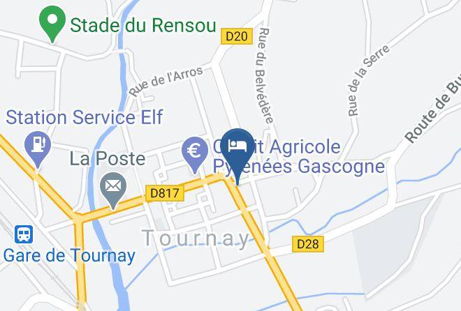 Hautes Pyrenees - Hotel Restaurant Cazaux Maps