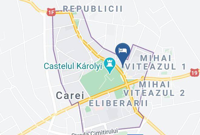 Carei - Hotel & Restaurant Central Maps