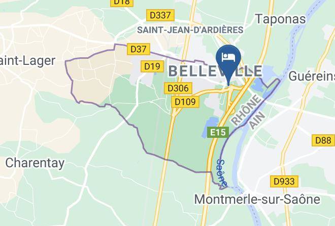 Rhone - Hotel Restaurant Charme En Beaujolais Maps