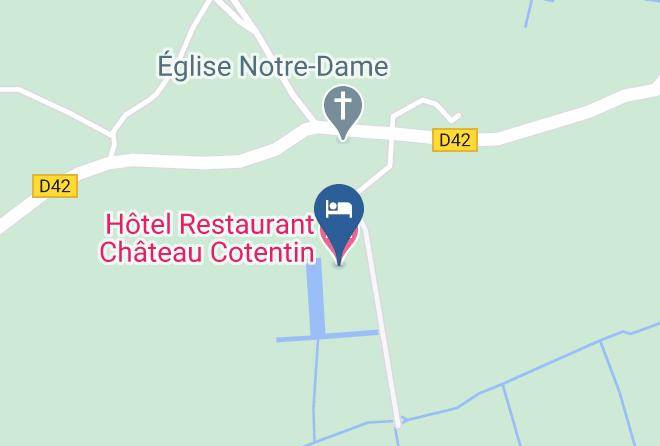 Hotel Restaurant Chateau Cotentin Map