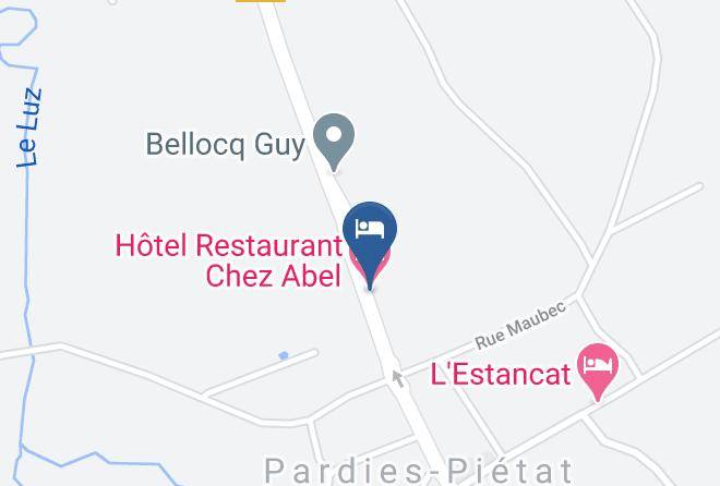 Pyrenees Atlantiques - Hotel Restaurant Chez Abel Maps