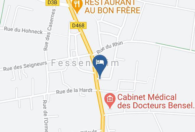 Haut Rhin - Hotel Restaurant Chez Valerie Maps