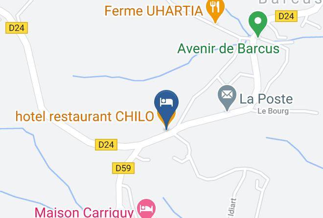 Pyrenees Atlantiques - Hotel Restaurant Chilo Maps