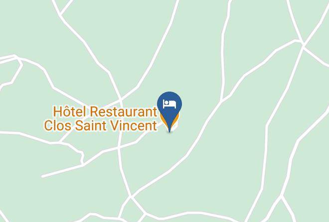 Haut Rhin - Hotel Restaurant Clos Saint Vincent Maps