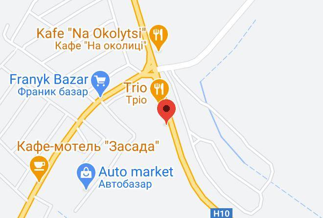 Tysmenytsia Raion - Hotel Restaurant Complex Trio Maps