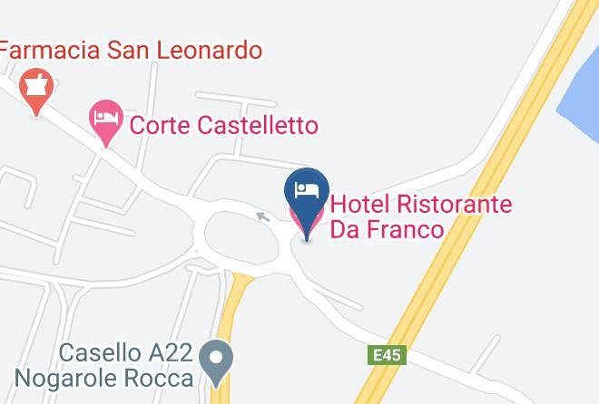 Verona - Hotel Ristorante Da Franco Maps