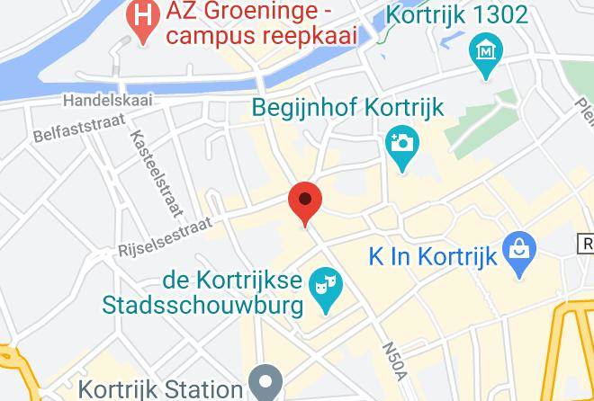 Hotel Restaurant Damier Kortrijk Map