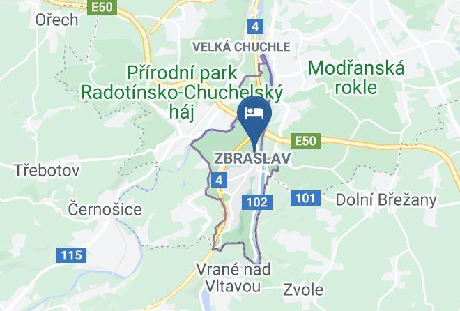 Prague - Hotel Restaurant Darwin Maps