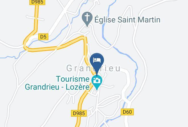 Lozere - Hotel Restaurant Daudet Maps