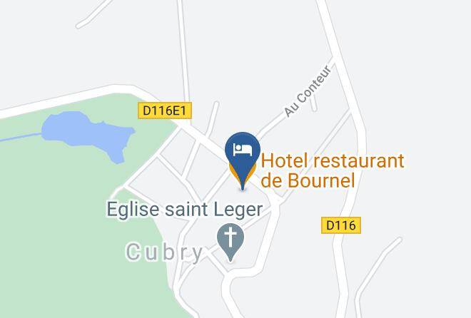 Doubs - Hotel Restaurant De Bournel Maps
