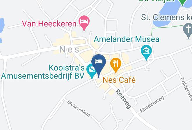 Ameland - Hotel Restaurant De Jong Maps