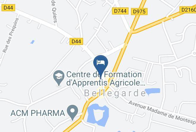 Loiret - Hotel Restaurant De L'agriculture Maps