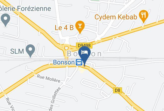 Loire - Hotel Restaurant De L Avenue Maps
