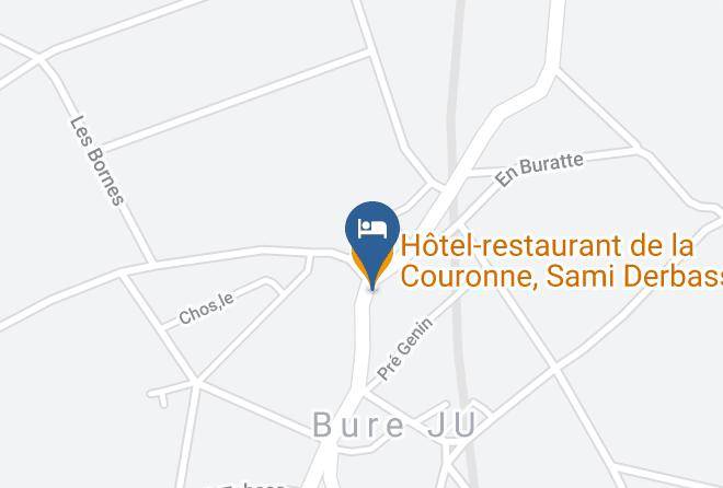 Porrentruy - Hotel Restaurant De La Couronne Sami Derbassi Maps