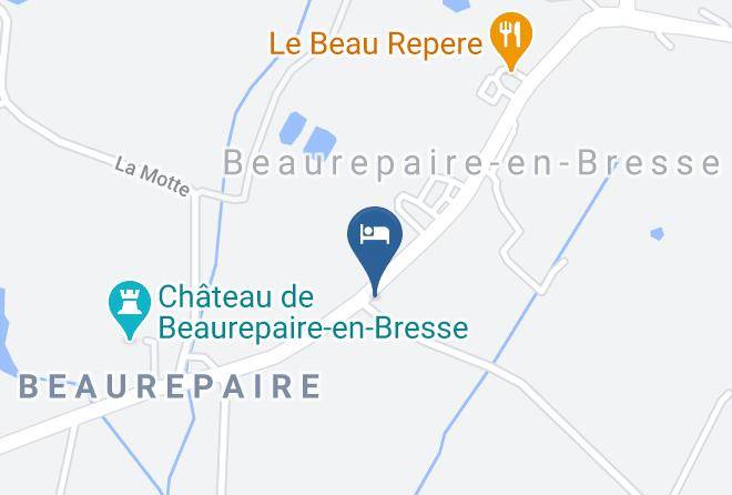 Saone Et Loire - Hotel Restaurant De La Croix Blanche Maps