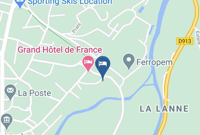 Hautes Pyrenees - Hotel Restaurant De La Gare Maps