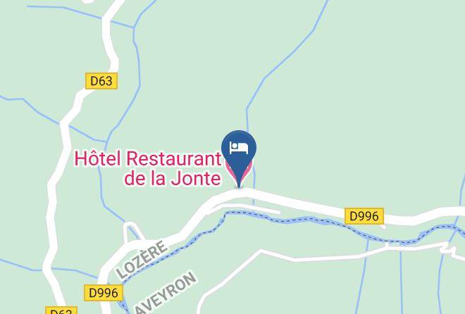 Lozere - Hotel Restaurant De La Jonte Maps