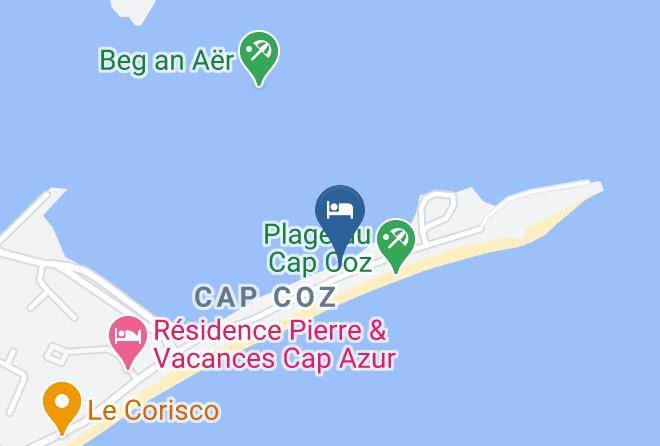 Finistere - Hotel Restaurant De La Pointe Du Cap Coz Maps