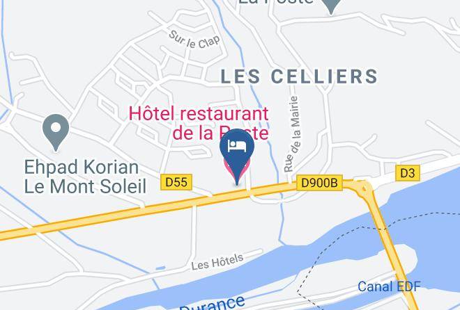 Hautes Alpes - Hotel Restaurant De La Poste Maps