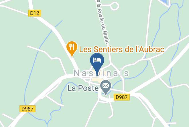 Lozere - Hotel & Restaurant De La Route D'argent Maps