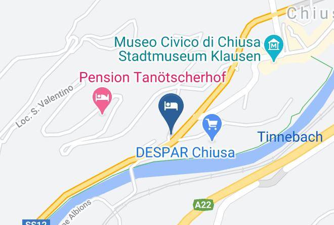Bolzano - Hotel Restaurant Der Rierhof Maps