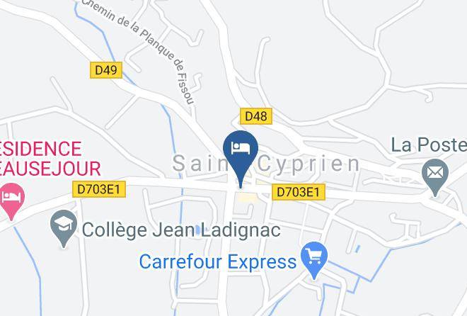 Dordogne - Hotel Restaurant Des Augustins Maps