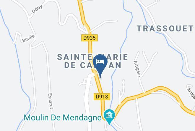 Hautes Pyrenees - Hotel Restaurant Des Deux Cols Maps