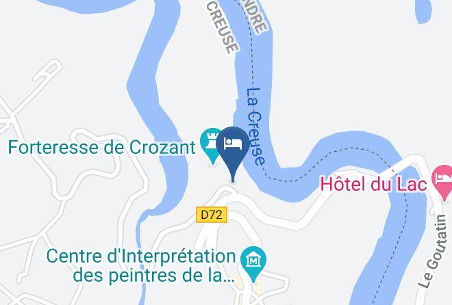 Creuse - Hotel Restaurant Des Ruines Maps