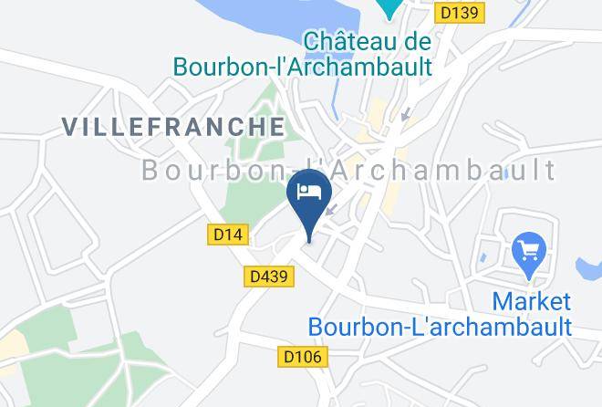 Allier - Hotel Restaurant Des Thermes Maps