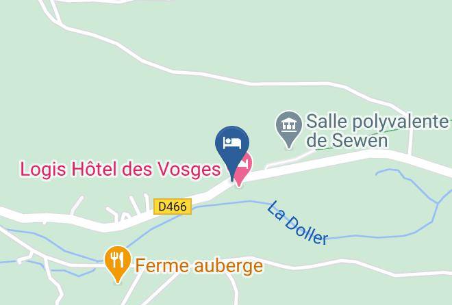 Haut Rhin - Hotel Restaurant Des Vosges Maps