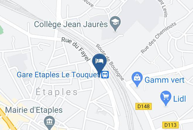 Pas De Calais - Hotel Restaurant Des Voyageurs Maps