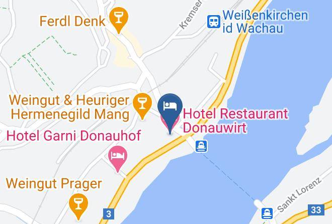 Krems Land - Hotel Restaurant Donauwirt Maps