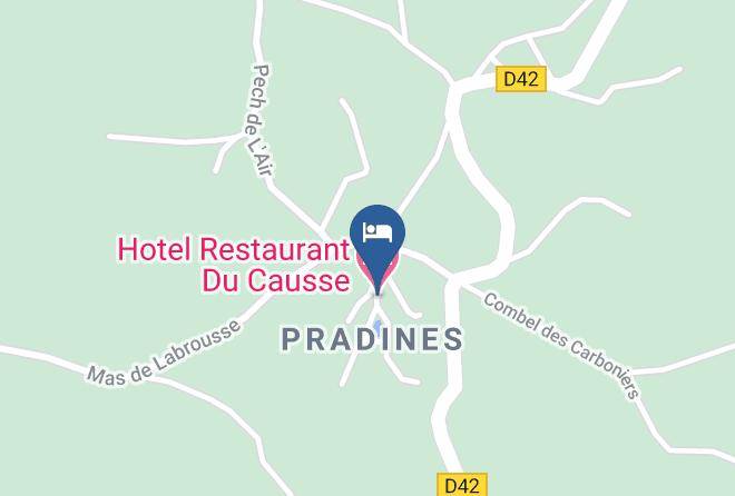 Lot - Hotel Restaurant Du Causse Maps
