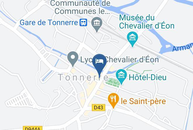Yonne - Hotel Restaurant Du Centre Maps