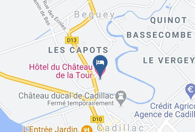 Gironde - Hotel Du Chateau De La Tour Maps