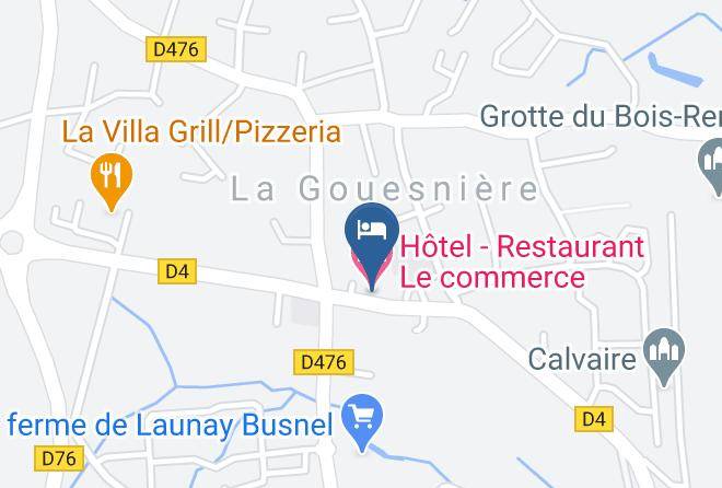 Ille Et Vilaine - Hotel Restaurant Le Commerce Maps