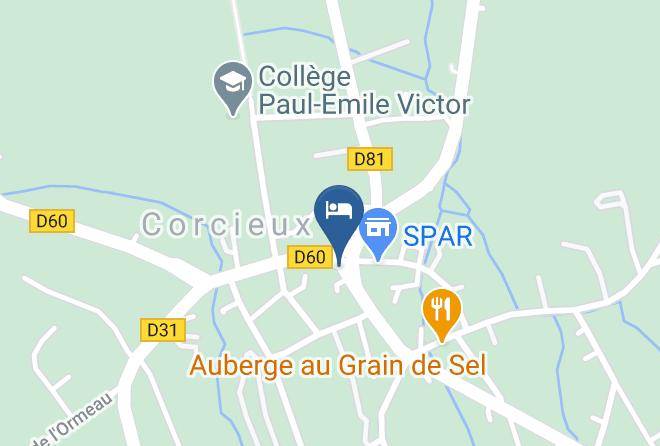 Vosges - Hotel Restaurant Du Commerce Tisserand Jean Luc Maps