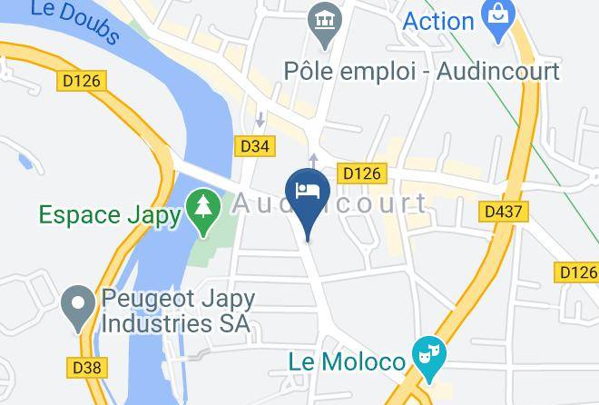 Doubs - Hotel Restaurant Du Jura Maps