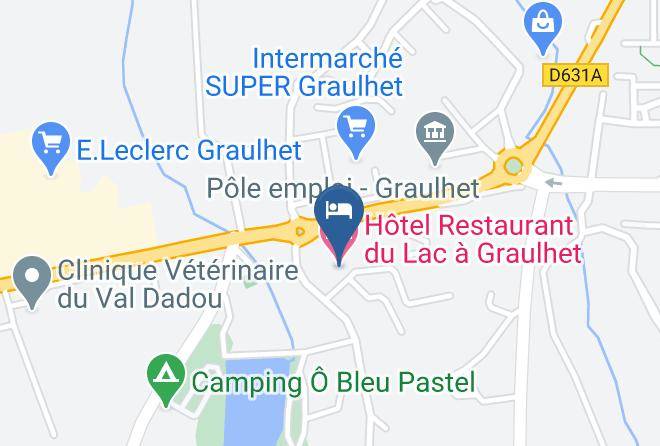 Tarn - Hotel Restaurant Du Lac A Graulhet Maps