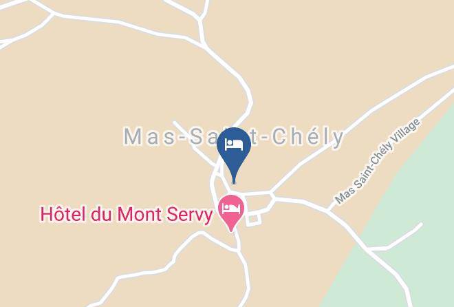Lozere - Hotel Restaurant Du Mont Servy Maps