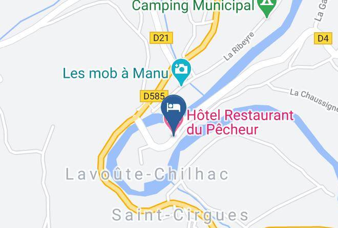 Haute Loire - Hotel Restaurant Du Pecheur Maps